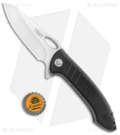 CRKT Avant-Tac Liner Lock Knife Black G-10 (3.625" Satin) 5820 -Crkt Shop CRKT Avant Tac LL Black G 10 Satin 5820 BHQ 103939 jr bottlecap