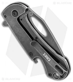 CRKT Bev-Edge Flipper Knife W/ Bottle Opener Black (2.5" Black Stonewash) 4635 -Crkt Shop CRKT Bev Edge Flipper Bottle Opener Black SW 4635 BHQ 92320 jr side