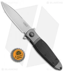 CRKT Bombastic Frame Lock Knife Black GFN (3.3" Satin) K340KXP 9 CRKT Bombastic Frame Lock Knife Black GFN (3.3" Satin) K340KXP -Crkt Shop CRKT Bombastic Black GFN K340KXP BHQ 51846 jr bottlecap 2