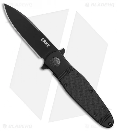 CRKT Bombastic Frame Lock Knife Black GFN (3.3" Black) K345KKSP 3 CRKT Bombastic Frame Lock Knife Black GFN (3.3" Black) K345KKSP