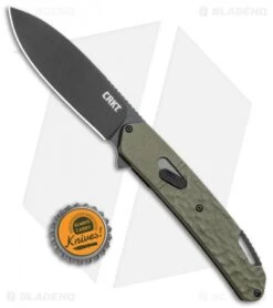 CRKT Onion Bona Fide Field Strip Knife OD Green (3.18" Black) K540GKP 9 CRKT Onion Bona Fide Field Strip Knife OD Green (3.18" Black) K540GKP -Crkt Shop CRKT Bona Fide LL OD Green Aluminum Black K542GKP BHQ 119386 jr bottlecap
