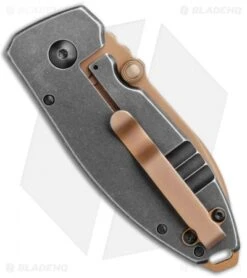 CRKT Burnley Desert Warrior Squid Knife Green Micarta (2.25" Copper D2) -Crkt Shop CRKT Burnley Desert Warrior Squid Knife Green Micarta 2.25 Copper D2 BHQ 116188 LS Side