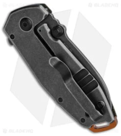 CRKT Burnley Squid Flipper Assisted Opening Knife Green Micarta (2.4" Smokewash) -Crkt Shop CRKT Burnley Squid Flipper Assisted Opening Knife Green Micarta 2in Smokewash BHQ 121281 td side