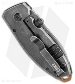 CRKT Burnley Squid Frame Lock Knife Green Micarta (2.25" Smokewash D2) 9 CRKT Burnley Squid Frame Lock Knife Green Micarta (2.25" Smokewash D2) -Crkt Shop CRKT Burnley Squid Frame Lock Knife Green Micarta 2.25 Smokewash D2 BHQ 111825 LS Side