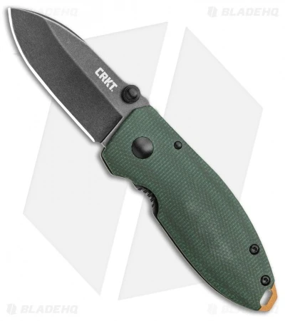 CRKT Burnley Squid Frame Lock Knife Green Micarta (2.25" Smokewash D2) 3 CRKT Burnley Squid Frame Lock Knife Green Micarta (2.25" Smokewash D2)