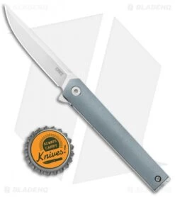 CRKT CEO Compact Liner Lock Knife Gray GRN (2.61" Satin) -Crkt Shop CRKT CEO Compact Glass Reinforced Nylon LL Satin BHQ 138961 jr bottlecap