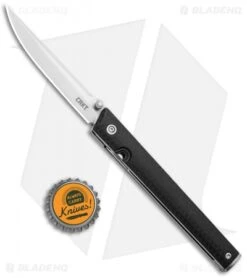 CRKT CEO Liner Lock Knife Black GRN (3.1" Satin) 7096 -Crkt Shop CRKT CEO LL Black GRN Satin 7096 BHQ 92432 jr bottlecap