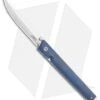 CRKT CEO Liner Lock Knife Blue Linen Micarta (3.1" Satin S35VN) BHQ Exclusive -Crkt Shop CRKT CEO Liner Lock Knife Blue Linen Micarta 3.1in Satin S35VN BHQ Exclusive 7096BLS35 BHQ 117054 LS