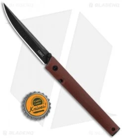 CRKT CEO Liner Lock Knife Burgundy Micarta (3.1" Smokewash D2) -Crkt Shop CRKT CEO Liner Lock Knife Burgundy Micarta Smokewash BHQ 116343 jr bottlecap