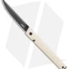 CRKT CEO Liner Lock Knife White Micarta (3.1" Smokewash D2) BHQ Exclusive