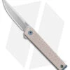 CRKT CEO Microflipper Liner Lock Knife Aluminum (2.36" Satin) -Crkt Shop CRKT CEO Microflipper LL Grayish Aluminum Satin BHQ 178654 jr