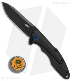 CRKT Caligo Liner Lock Flipper Knife Black Al (3.1" Black) 6215 9 CRKT Caligo Liner Lock Flipper Knife Black Al (3.1" Black) 6215 -Crkt Shop CRKT Caligo Black Al black BHQ 76683 er bottlecap