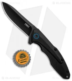 CRKT Caligo Liner Lock Flipper Knife Black Al (3.1" D2 Black) BHQ Exclusive 9 CRKT Caligo Liner Lock Flipper Knife Black Al (3.1" D2 Black) BHQ Exclusive -Crkt Shop CRKT Caligo LL Black Al Black 6215D2 BHQ 95851 jr bottlecap