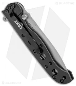 CRKT Carson M16-01S EDC Spear Point Flipper Knife (3.125" Bead Blast) -Crkt Shop CRKT Carson M16 01S EDC SP Flipper BB M16 01S BHQ 11417 jr side