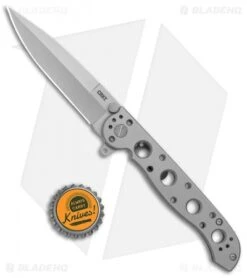 CRKT M16-03SS Stainless Steel Frame Lock Knife Spear Point (3.5" Bead Blast) -Crkt Shop CRKT Carson M16 03SS SS BB FL SP BB BHQ 138966 jr bottlecap