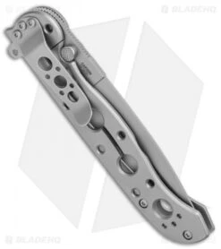 CRKT M16-03SS Stainless Steel Frame Lock Knife Spear Point (3.5" Bead Blast) -Crkt Shop CRKT Carson M16 03SS SS BB FL SP BB BHQ 138966 jr side