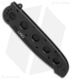 CRKT Carson M16-04KS Tanto Frame Lock Flipper Knife (3.87" Black) -Crkt Shop CRKT Carson M16 04KS Tanto black BHQ 76690 er spine