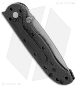 CRKT Carson M16-10F Tanto Flipper Knife Carbon Fiber (3" Satin Serr) 8 CRKT Carson M16-10F Tanto Flipper Knife Carbon Fiber (3" Satin Serr) -Crkt Shop CRKT Carson M16 10F tanto cf satin serr BHQ 69073 er side