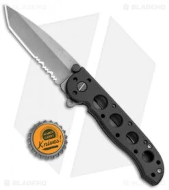 CRKT Carson M16-12 Folding Tanto Flipper Knife BB (3" Bead Blast Serr) -Crkt Shop CRKT Carson M16 12 Folding Tanto BB BB Serr BHQ 87731 jr bottlecap