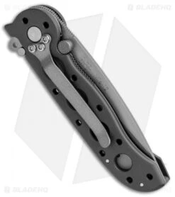 CRKT Carson M16-12 Folding Tanto Flipper Knife BB (3" Bead Blast Serr) -Crkt Shop CRKT Carson M16 12 Folding Tanto BB BB Serr BHQ 87731 jr side