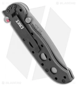 CRKT Carson M16-12Z Folding Tanto Flipper Knife Zytel (3" Bead Blast Serr) -Crkt Shop CRKT Carson M16 12Z Folding Tanto Zytel BB Serr BHQ 8902 jr side