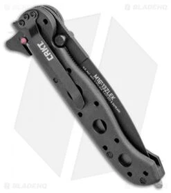 CRKT Carson M16-13ZLEK E.R. Spear Point Flipper Knife Zytel (3.375" Black Serr) 8 CRKT Carson M16-13ZLEK E.R. Spear Point Flipper Knife Zytel (3.375" Black Serr) -Crkt Shop CRKT Carson M16 13ZLEK E.R. SP Zytel Black Serr BHQ 9881 jr side