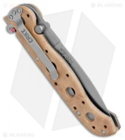 CRKT Carson M16-13ZM Desert Spear Point Flipper Knife (3.5" Bead Blast Serr) -Crkt Shop CRKT Carson M16 13ZM Desert SP BB Serr BHQ 8981 jr side