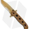 CRKT Carson M16-14DSFG Tanto Flipper Knife Desert Tan G-10 (3.875" Serr) 1 CRKT Carson M16-14DSFG Tanto Flipper Knife Desert Tan G-10 (3.875" Serr) -Crkt Shop CRKT Carson M16 14DSFG Tanto Desert Tan Serr BHQ 4980 jr