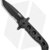 CRKT Carson M16-14SF Special Forces Folding Tanto Knife (3.875" Black Serr) -Crkt Shop CRKT Carson M16 14SF Special Forces Folding Tanto Black Serr BHQ 6703 jr