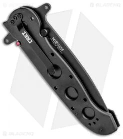 CRKT Carson M16-14SF Special Forces Folding Tanto Knife (3.875" Black Serr) -Crkt Shop CRKT Carson M16 14SF Special Forces Folding Tanto Black Serr BHQ 6703 jr side