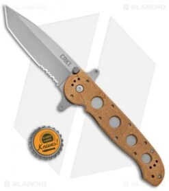 CRKT Carson M16-14ZSF Tanto Flipper Knife Desert Tan (3.875" Bead Blast Serr) -Crkt Shop CRKT Carson M16 14ZSF Tanto Desert Tan BB Serr BHQ 7950 jr bottlecap