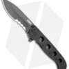 CRKT Carson M21-14G Big Dog Flipper Knife Black G-10 (3.875" Black Serr) -Crkt Shop CRKT Carson M21 14G Big Dog Flipper Knife Black G 10 3.875 Gray Serr BHQ 3149 LS