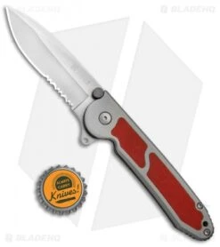 CRKT Carson M18-12R Liner Lock Folding Knife Red G-10 (3.2" Satin) 9 CRKT Carson M18-12R Liner Lock Folding Knife Red G-10 (3.2" Satin) -Crkt Shop CRKT Carson Red G 10 Serr M18 12R BHQ 68534 jr bottlecap 2