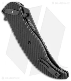 CRKT Clever Girl Folder Deadbolt Lock Knife Black G-10 (4" Black) 2640 -Crkt Shop CRKT Clever Girl Folder Black Black 2640 BHQ 99493 jr side