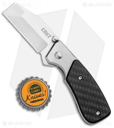 CRKT Compact Razel Liner Lock Knife Carbon Fiber (2.13" Satin) 6 CRKT Compact Razel Liner Lock Knife Carbon Fiber (2.13" Satin) - Image 4