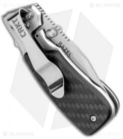 CRKT Compact Razel Liner Lock Knife Carbon Fiber (2.13" Satin) 8 CRKT Compact Razel Liner Lock Knife Carbon Fiber (2.13" Satin) -Crkt Shop CRKT Compact Razel CF CR4020CF BHQ 93124 jr side