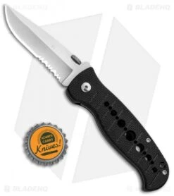 CRKT Crawford Falcon Liner Lock Knife Black Zytel (3" Satin Serr) 6242 9 CRKT Crawford Falcon Liner Lock Knife Black Zytel (3" Satin Serr) 6242 -Crkt Shop CRKT Crawford Falcon LL Black Zytel Satin Serr 6242 BHQ 87729 jr bottlecap