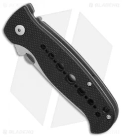 CRKT Crawford Falcon Liner Lock Knife Black Zytel (3.875" Satin) 6232 8 CRKT Crawford Falcon Liner Lock Knife Black Zytel (3.875" Satin) 6232 -Crkt Shop CRKT Crawford Falcon black zytel satin BHQ 76310 er spine