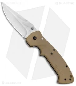 CRKT Crawford Kasper Liner Lock Knife Tan Zytel (3.75" Satin) 6773D