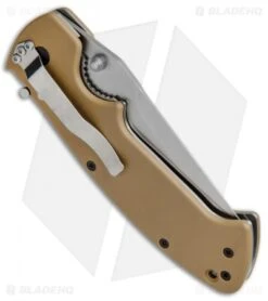 CRKT Crawford Kasper Liner Lock Knife Tan Zytel (3.75" Satin) 6773D -Crkt Shop CRKT Crawford Kasper Tan Zytel CR6773D BHQ 43792 jr side 2