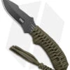 CRKT Crawford Thunder Strike Neck Knife Green Paracord (2.8" Black) 2032