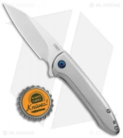 CRKT Delineation Spring Assisted Frame Lock Knife Stainless Steel (3" Satin) -Crkt Shop CRKT Delineation FL DP Flipper Satin BHQ 138948 jr bottlecap