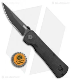 CRKT Folding Hissatsu Spring Assisted Knife (3.875" Black) 2903 -Crkt Shop CRKT Folding Hissatsu SA Black 2903 BHQ 1948 jr bottlecap