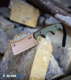 CRKT Folts Desert Warrior Minimalist Cleaver Neck Knife (2.1" Copper D2) -Crkt Shop CRKT Folts Desert Warrior Minimalist Cleaver Neck Knife Copper D2 BHQ 114000 kp bricks web