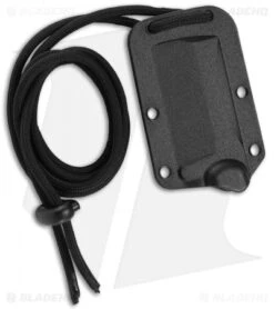 CRKT Folts Minimalist Cleaver Neck Knife Blackout (2.1" Black) 2383K -Crkt Shop CRKT Folts Minimalist Cleaver Neck Blackout Black 2383K BHQ 119324 jr sheath