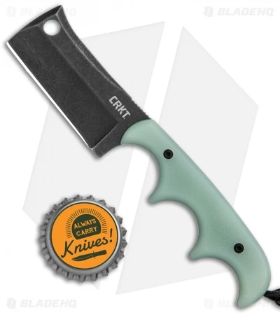 CRKT Folts Minimalist Cleaver Neck Knife Natural G-10 (2.1" Black Smokewash D2) 6 CRKT Folts Minimalist Cleaver Neck Knife Natural G-10 (2.1" Black Smokewash D2) - Image 4