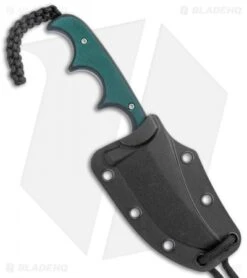 CRKT Folts Minimalist Persian Neck Knife Green G-10 (2.1" Bead Blast) 2379 -Crkt Shop CRKT Folts Minimalist Persian Neck Green G 10 BB 2379 BHQ 126213 jr sheath