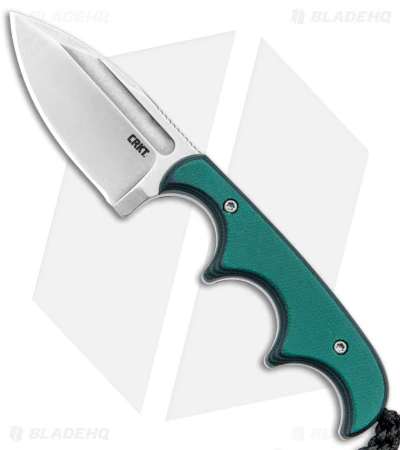 CRKT Folts Minimalist Spear Point Neck Knife Green Resin/Fiber (2.1" Stonewash) 3 CRKT Folts Minimalist Spear Point Neck Knife Green Resin/Fiber (2.1" Stonewash)