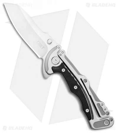 CRKT Graphite Glenn Klecker Liner Lock Knife (3.06" Satin) 5190 3 CRKT Graphite Glenn Klecker Liner Lock Knife (3.06" Satin) 5190