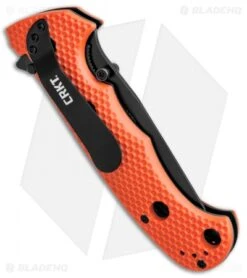 CRKT Hammond Cruiser LAWKS Liner Lock Knife Orange (3.75" Black) 7904ORB -Crkt Shop CRKT Hammond Cruiser Orange Black CR7904ORB BHQ 87148 jr side 2
